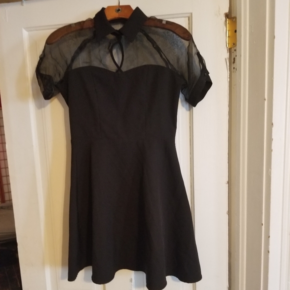 Wild blue fit and flare dress size small - Picture 2 of 2